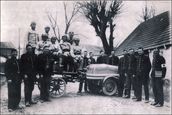 Sbor dobrovolných hasičů Radimovice u Želče -  motorová stříkačka DS 12 od firmy Smekal r.1939
